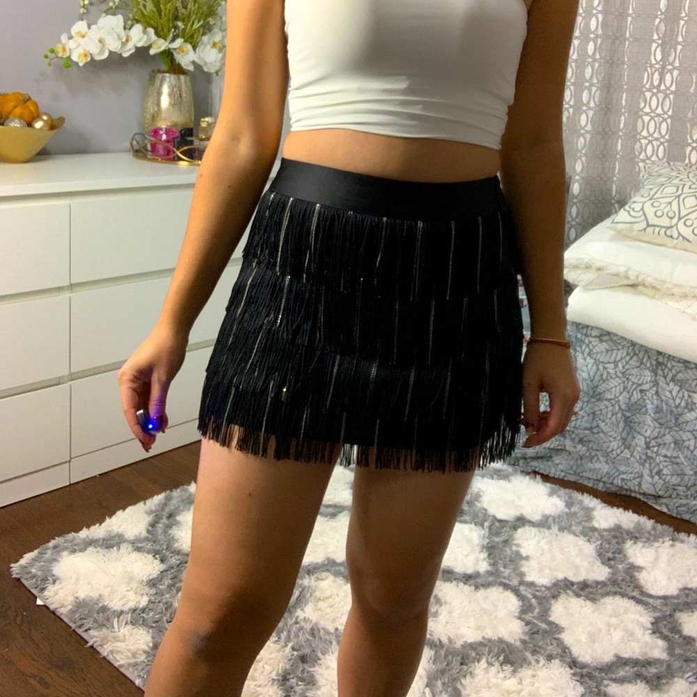 Fringe skirt